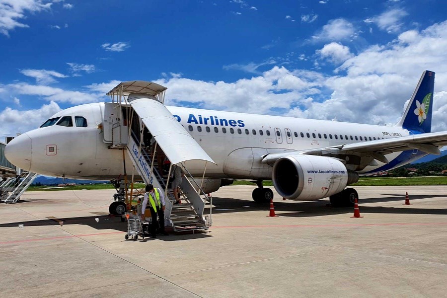 Just 50 minutes to travel from Vientiane to Luang Prabang