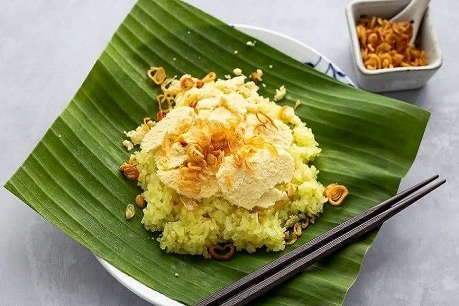 Vietnamese sticky rice - Xoi