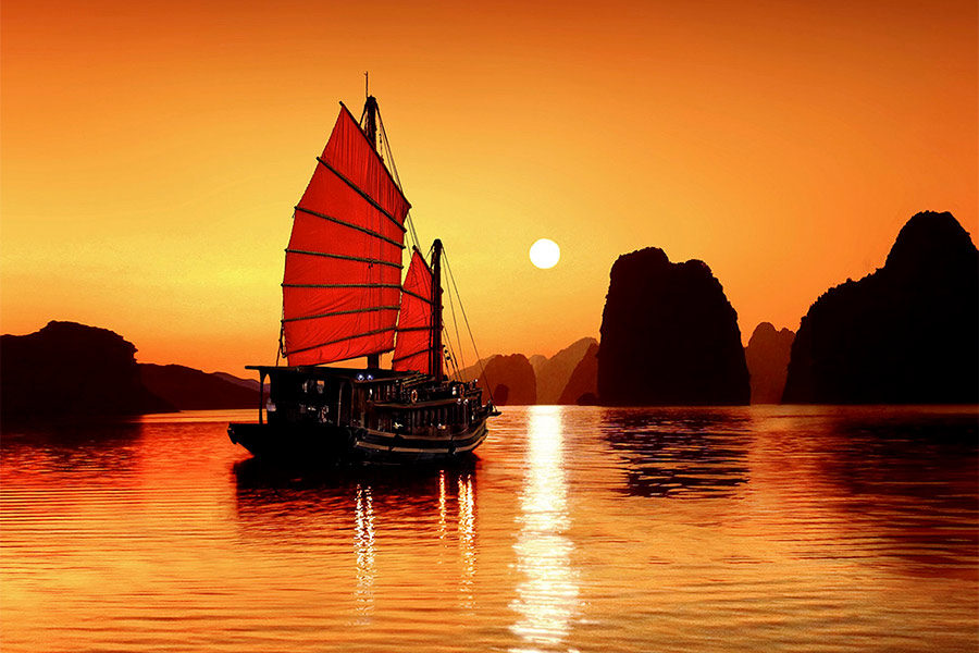 A Halong Bay cruise is a popular and enchanting way to explore the breathtaking landscapes of Halong Bay in northern Vietnam