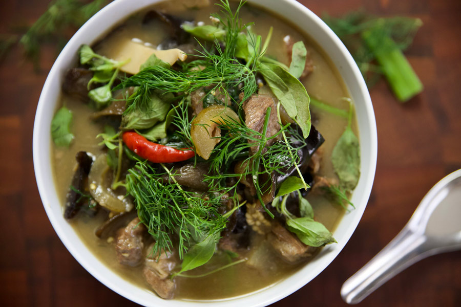 Or Lam is a hearty dish reflects the communal spirit of Lao dining, bringing people together over a shared pot of flavors