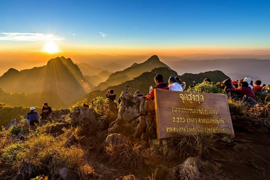 Sunset on Doi Chiang Chao
