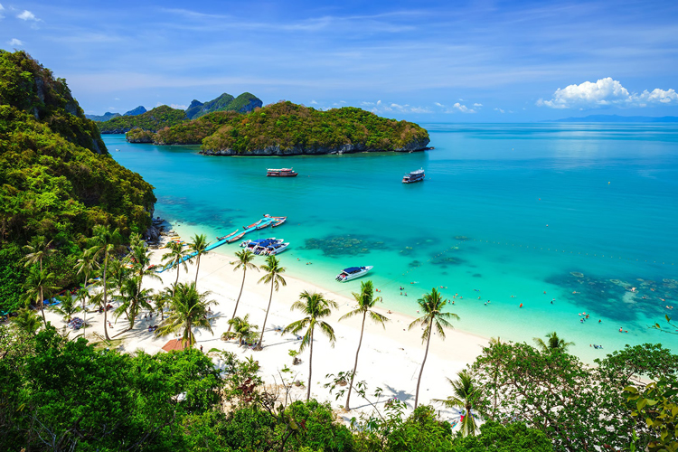 Ang Thong Marine Park is a breathtaking archipelago consisting of 42 islands located in the Gulf of Thailand