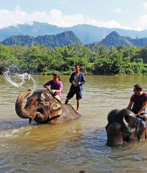 Laos Family Tour 11 days: Family-friendly Activities