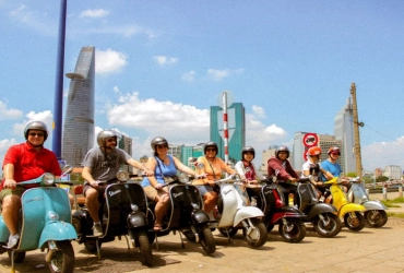 Saigon Street with Vespa tour (B, L)