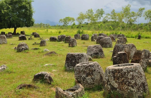 The “Plain of Jars” in Laos, a mysterious archaeological site