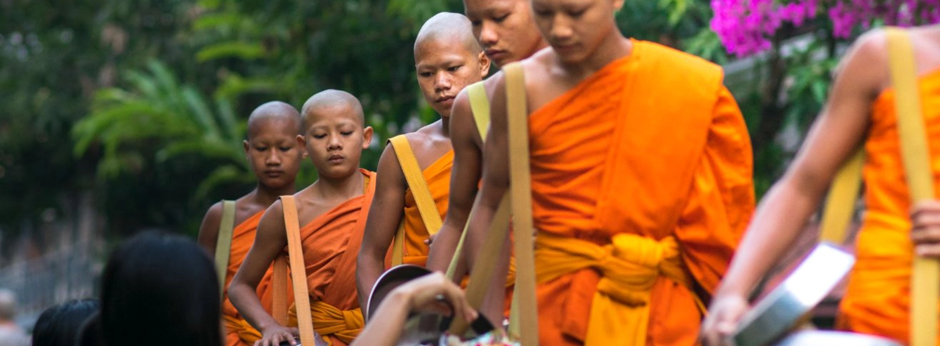 Tak Bat Ceremony in Luang Prabang