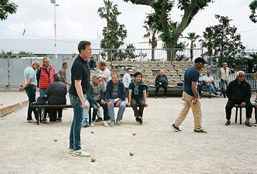 Vientiane – Flight to Luang Prabang - Game of petanque  (B)