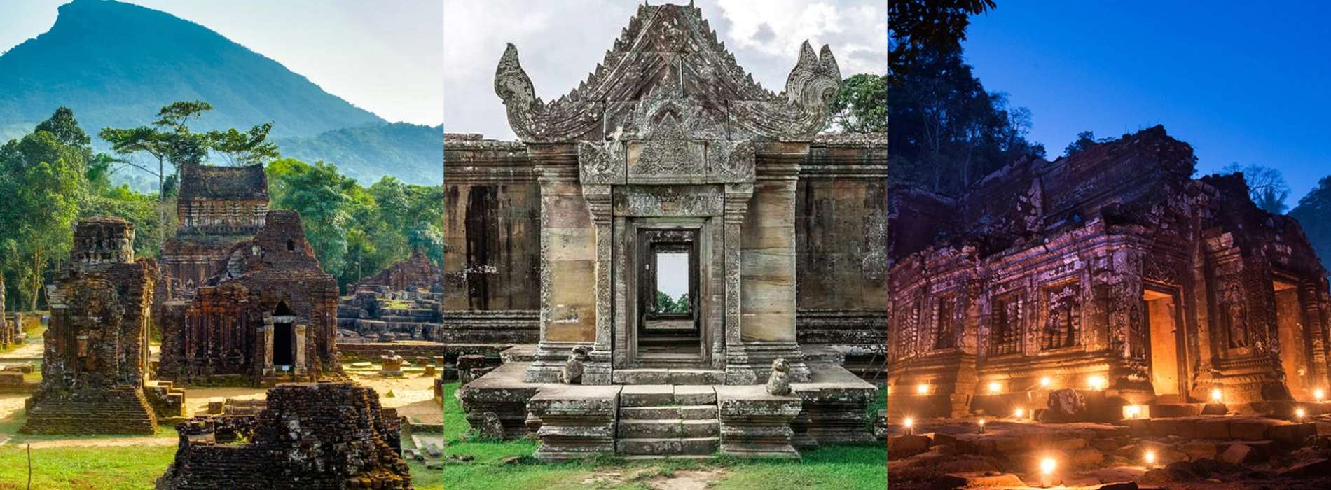 The ancient beauty of historical sites in Vietnam, Laos, and Cambodia