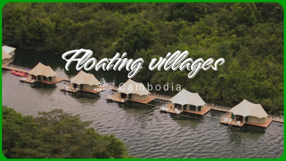 Floating villages in Cambodia