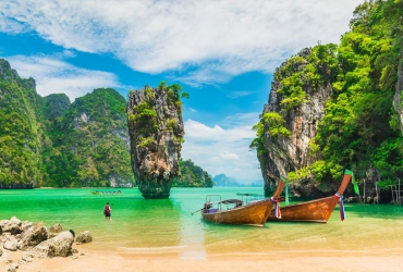 Phuket- James Bond Island by Speedboat with canoeing (B, L) Join tour