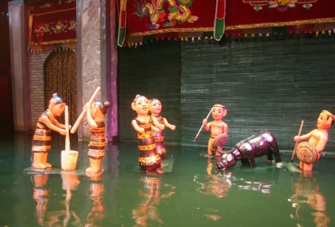 Hanoi city tour - Water Puppet show (B)