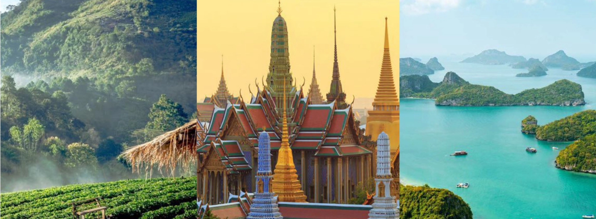 Best attraction for 3 regions of Thailand 7 days tour