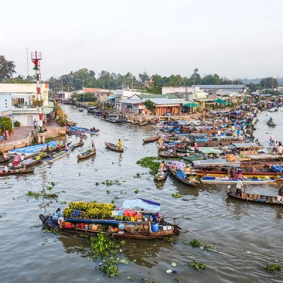 Ca Mau Floating Market