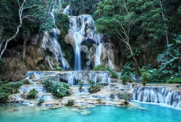 Luang Prabang – City tour – Kuang Si Waterfall (B)