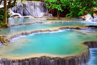 Luang Prabang – City Tour – Kuang Si Waterfall (B)