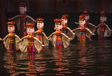 Hanoi Full Day City Tour – Water Puppet Show – Night train to Lao Cai (B)