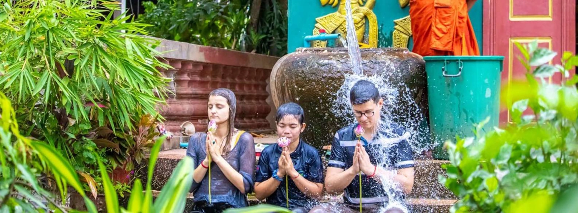 Experience the sacred Water Blessing Ceremony in Cambodia