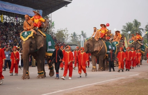 The elephant festival in the Land of a Million Elephants