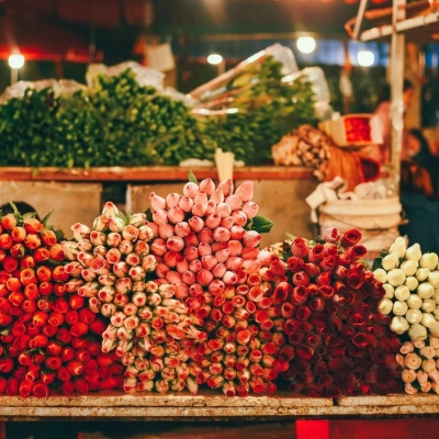 Quang Ba Flower Market